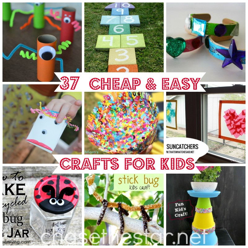 Easy Kids Project
 37 Cheap and Easy Crafts For Kids