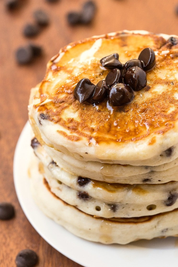 Easy Low Carb Pancakes
 Healthy Fluffy Low Carb Chocolate Chip Pancakes