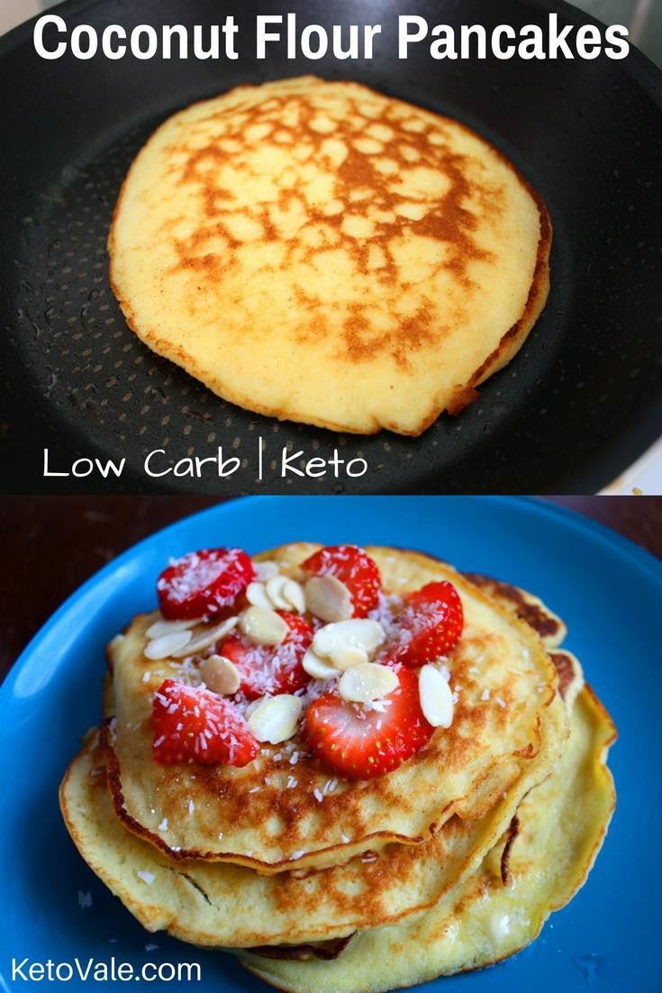 Easy Low Carb Pancakes
 Keto Coconut Flour Pancakes Low Carb Recipe