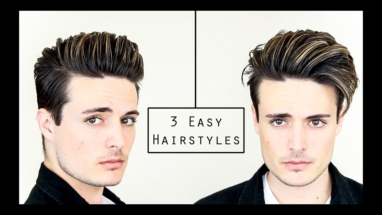 Easy Mens Hairstyles
 3 Easy Mens Hairstyles