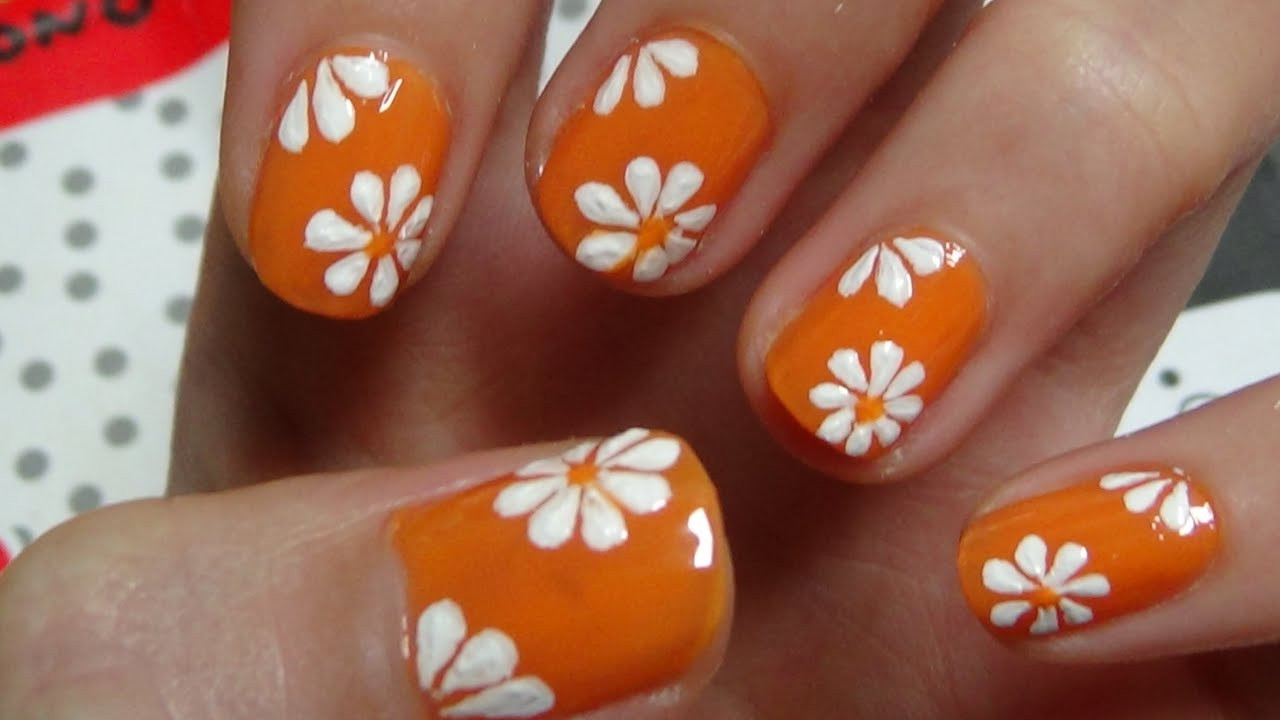 Easy Nail Art Design
 Easy Nails Art Design Using A Toothpick Simple Flower