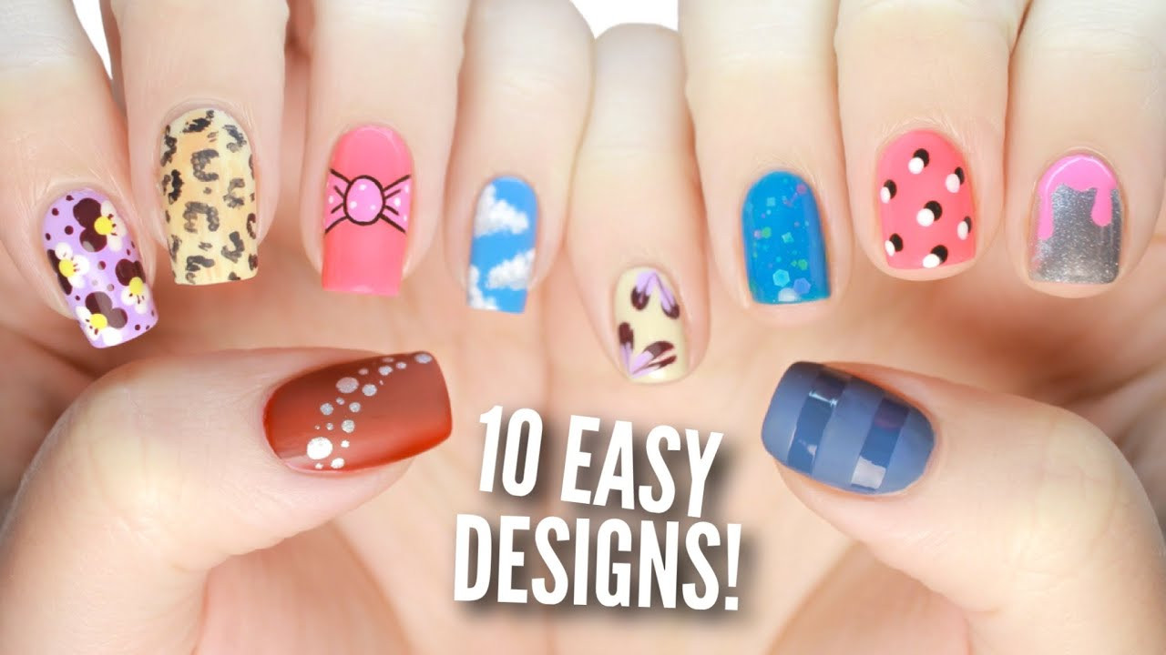 Easy Nail Art Design
 10 Easy Nail Art Designs For Beginners The Ultimate Guide