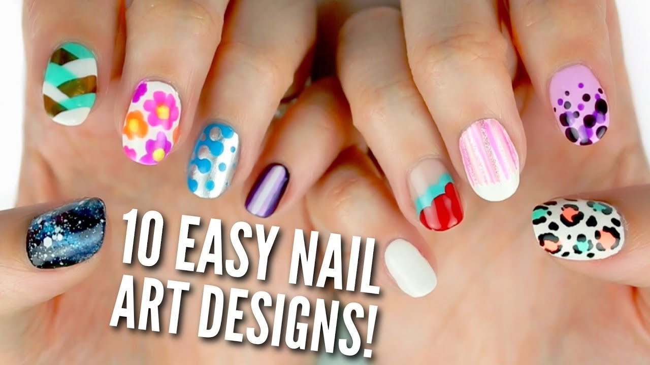 Easy Nail Art Design
 10 Easy Nail Art Designs for Beginners The Ultimate Guide