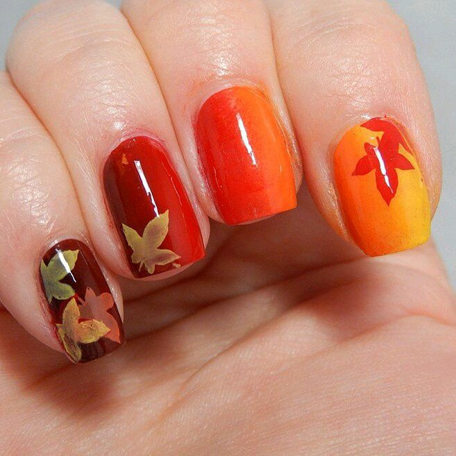 Easy Nail Designs For Fall
 5 Thanksgiving Nail Designs 2016 For The Last Minute