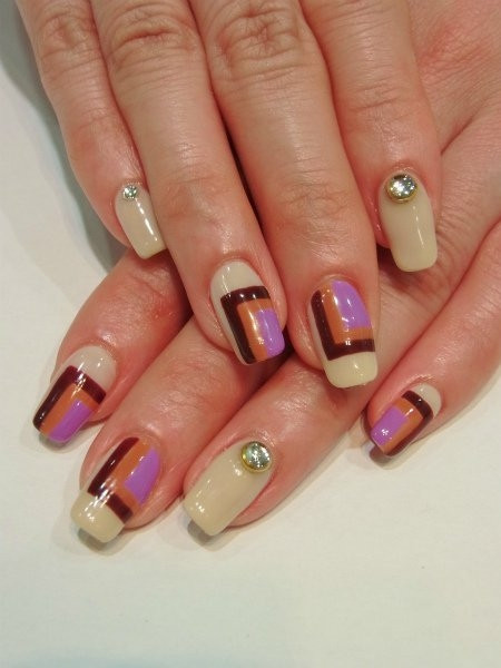 Easy Nail Designs For Fall
 Chic and Easy Fall Nail Art Designs