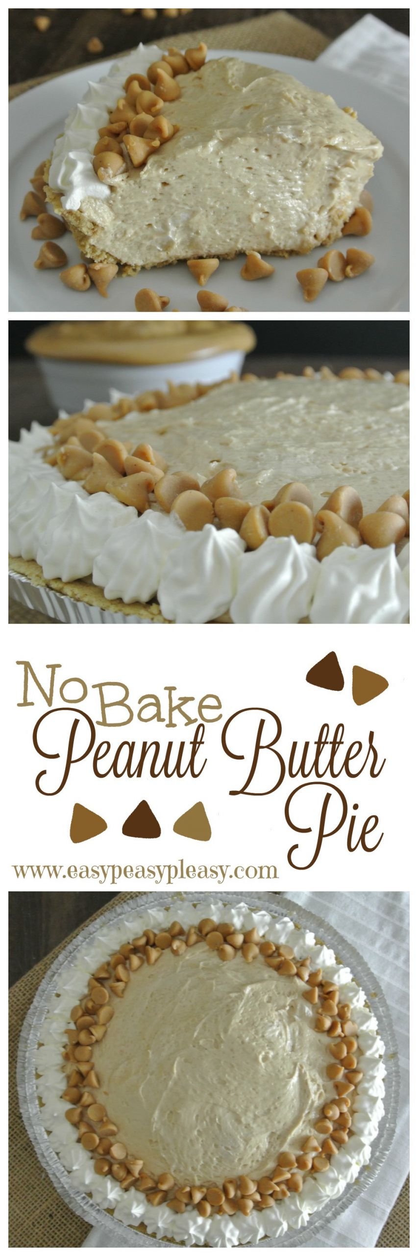 Easy No Bake Peanut Butter Pie
 Easy No Bake Make Ahead Peanut Butter Pie Easy Peasy Pleasy