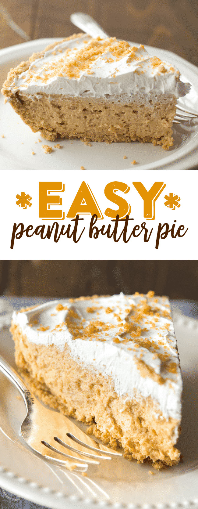Easy No Bake Peanut Butter Pie
 Easy Peanut Butter Pie Recipe Best No Bake Peanut Butter