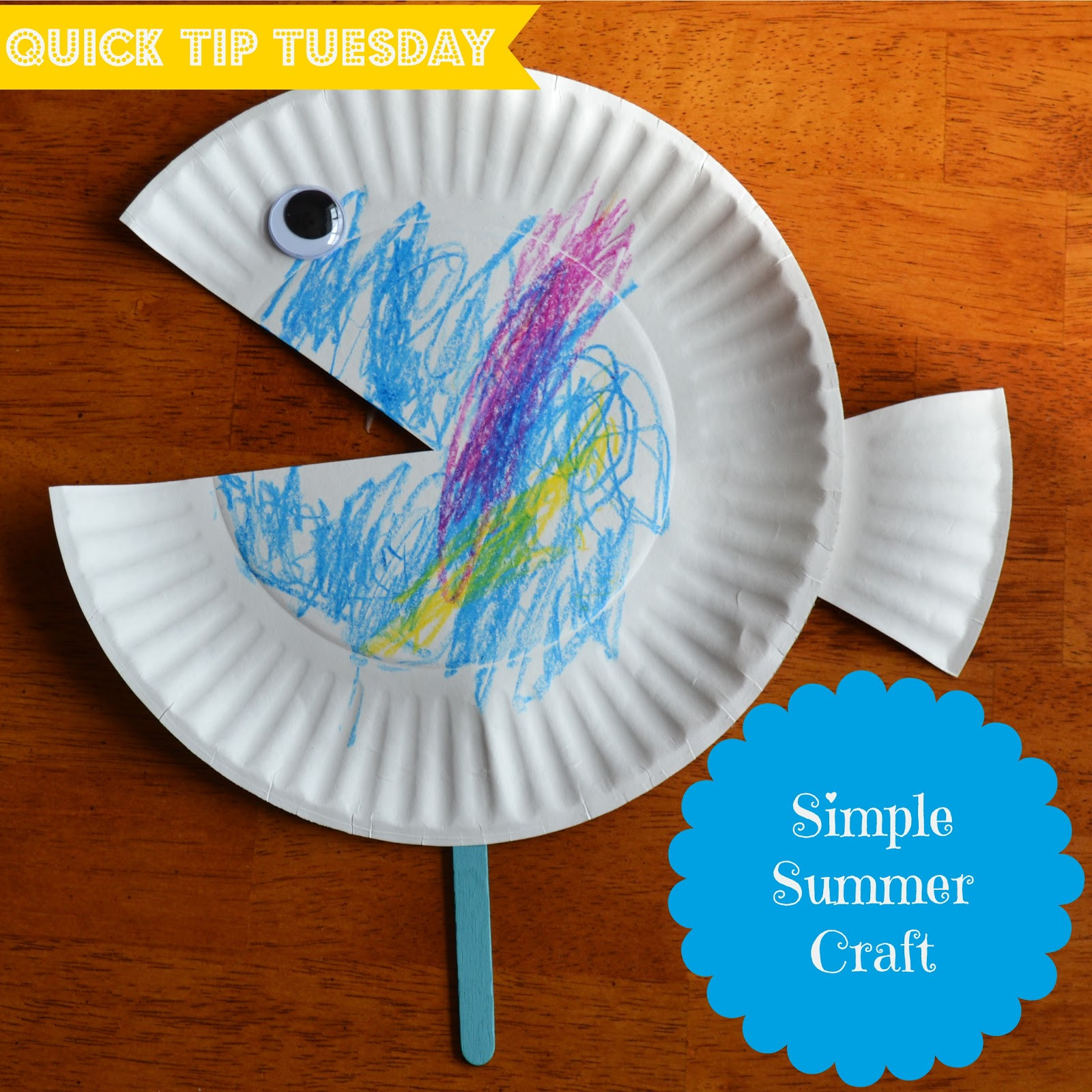 Easy Preschool Craft Ideas
 East Coast Mommy Quick Tip Tuesday 5 Simple Summer Craft