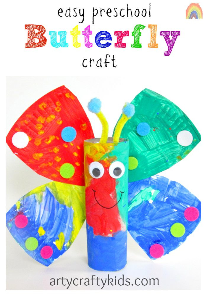 Easy Preschool Craft
 Easy Preschool Butterfly Craft