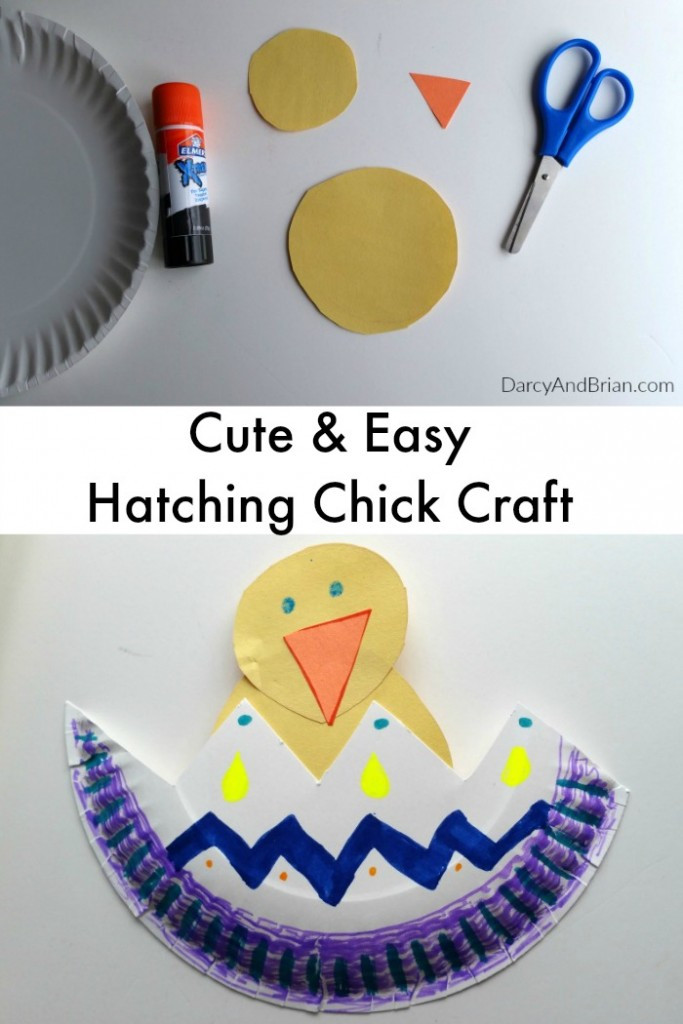 Easy Preschool Craft
 Fun Spring Crafts for Kids Hatching Chick