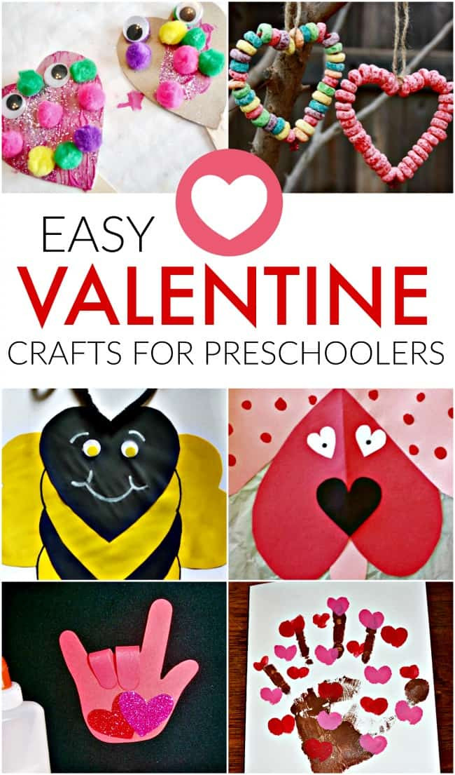 Easy Projects For Preschoolers
 Easy Valentine Craft Ideas for Preschoolers Crafts for