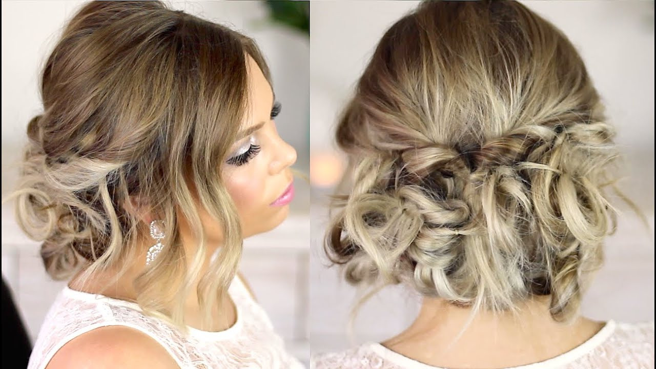 Easy Prom Hairstyles For Medium Hair
 Easy Formal Hair Messy Up Style Tutorial