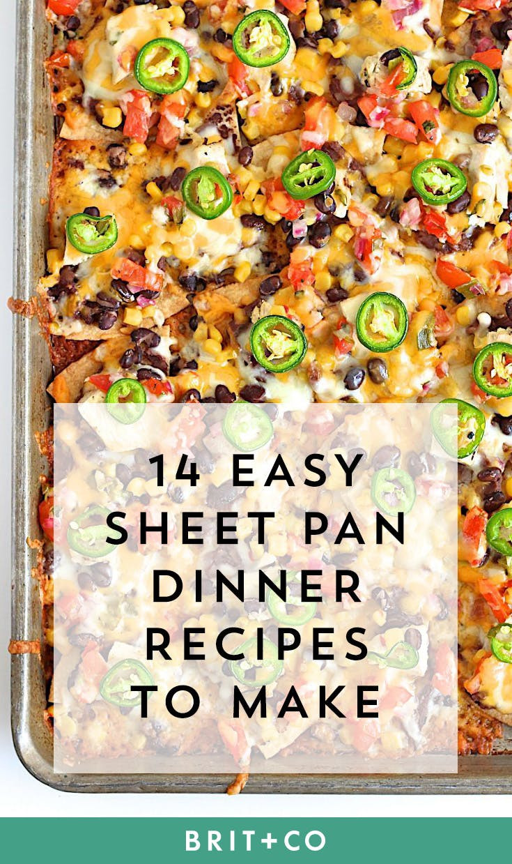 Easy Sheet Pan Dinners
 14 Easy Sheet Pan Suppers That Make Dinner and Cleanup a