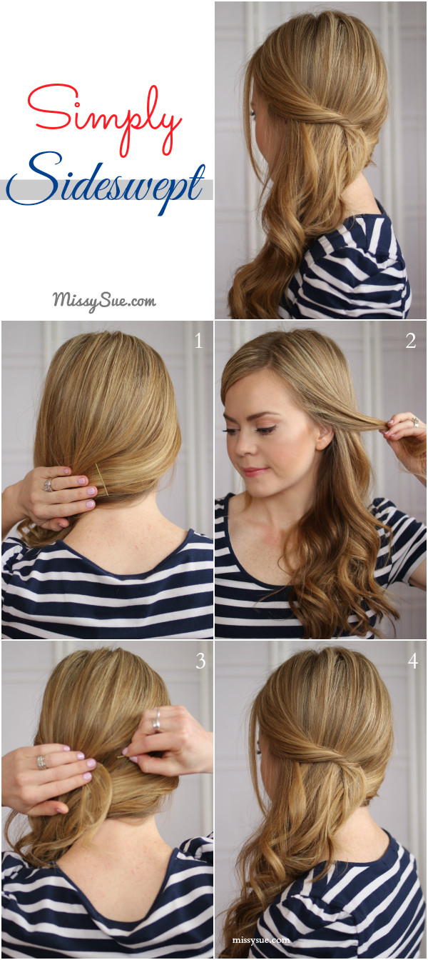 Easy Side Hairstyles
 Easy Side Swept Waves