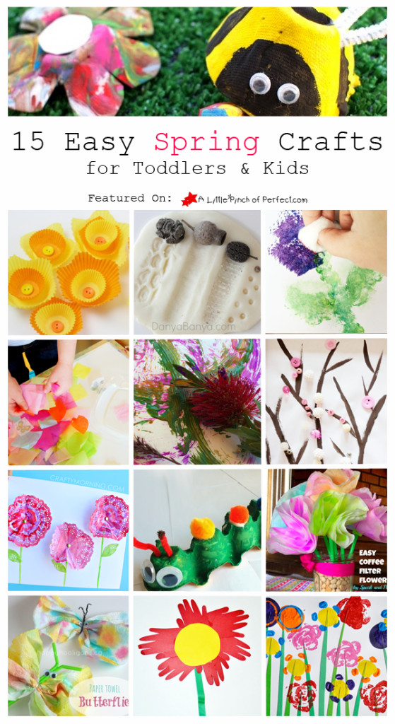 Easy Spring Crafts For Toddlers
 15 Easy Spring Crafts for Toddlers & Kids