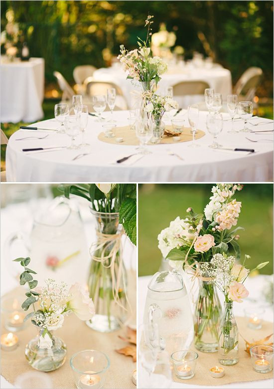Easy Wedding Decorations
 Best 25 Simple elegant centerpieces ideas on Pinterest