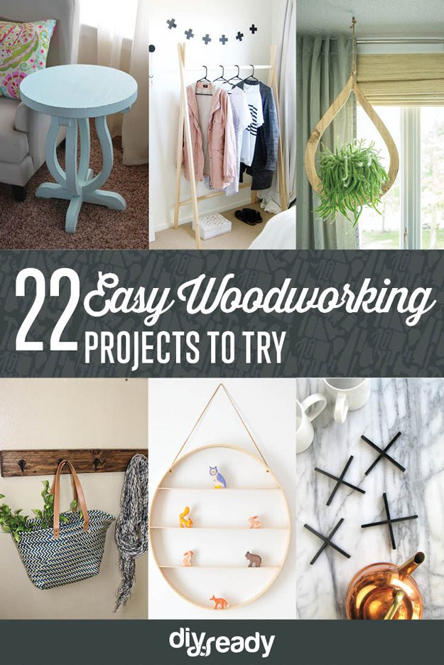 Easy Wood Craft Ideas
 Easy Woodworking Projects Craft Ideas
