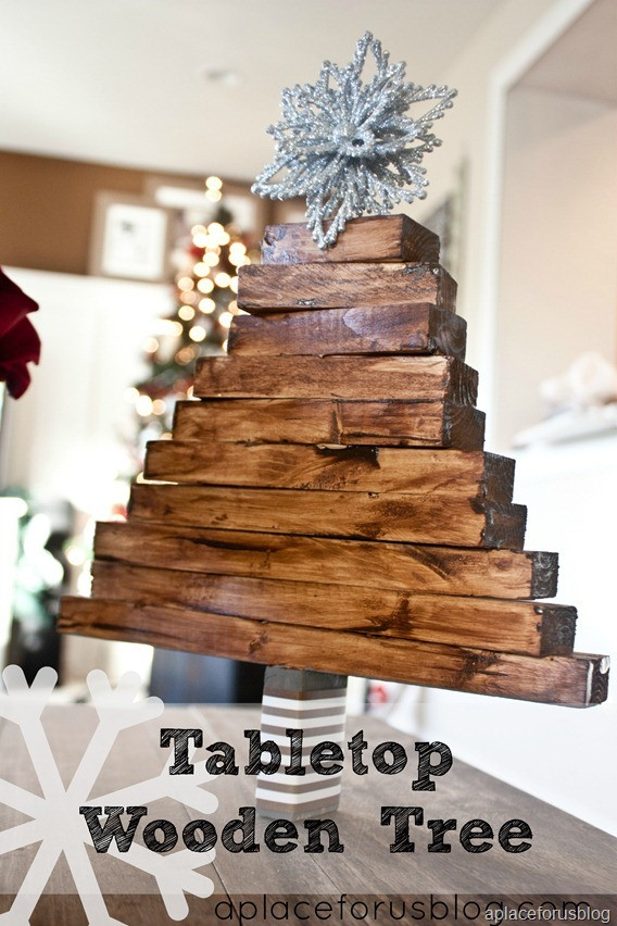 Easy Wood Craft Ideas
 Easy Christmas Craft Wooden Christmas Tree