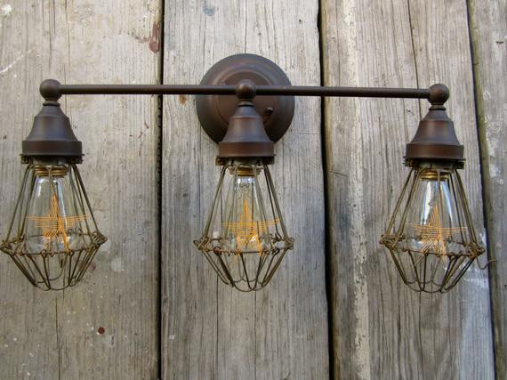 Edison Bathroom Lighting
 Vintage Industrial Urban Barn Vanity Light Edison Bulb