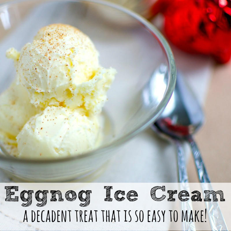 Eggnog Ice Cream Recipe
 Eggnog Ice Cream Recipe