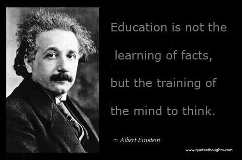 Einstein Education Quote
 An Alternate Educational System for Parents Who Dare & Care