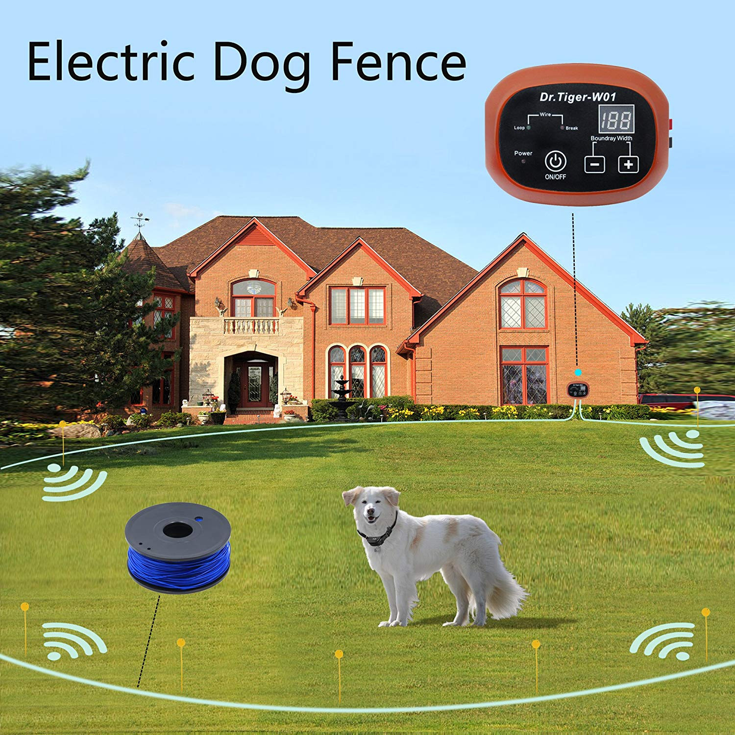 Electric Dog Fence Above Ground
 2 Dog Electric Fence In Ground Invisible Dog Containment