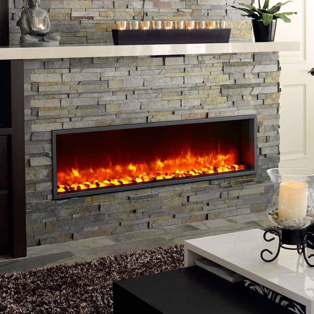 Electric Fireplace Built In
 Built In Electric Fireplace Insert MantelsDirect