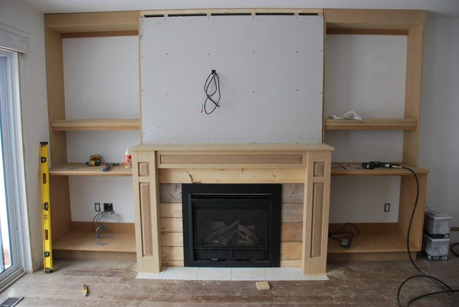 Electric Fireplace Built In
 How To Design and Build Gorgeous DIY Fireplace Built Ins