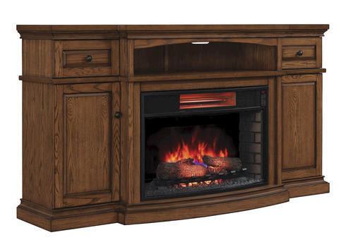 Electric Fireplace Heaters On Sale
 Midway Electric Fireplace in Premium Oak at Menards