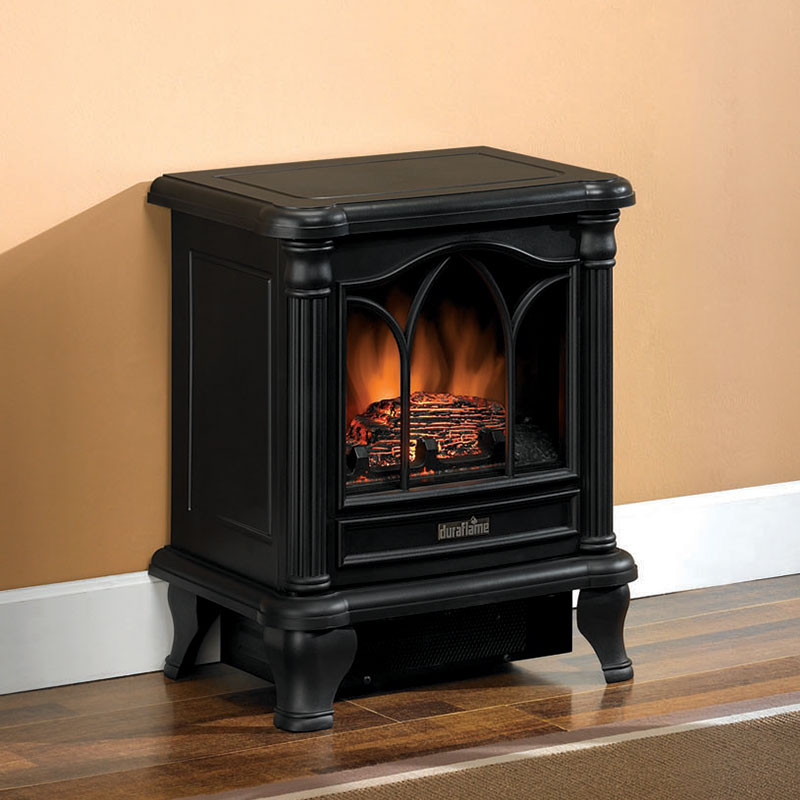 Electric Fireplace Heaters On Sale
 Duraflame 450 Black Electric Fireplace Stove DFS 450 2