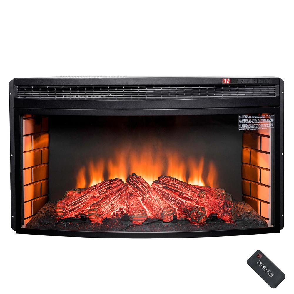 Electric Fireplace Logs Inserts
 Pleasant Hearth 23 in Electric Fireplace Insert LI 24