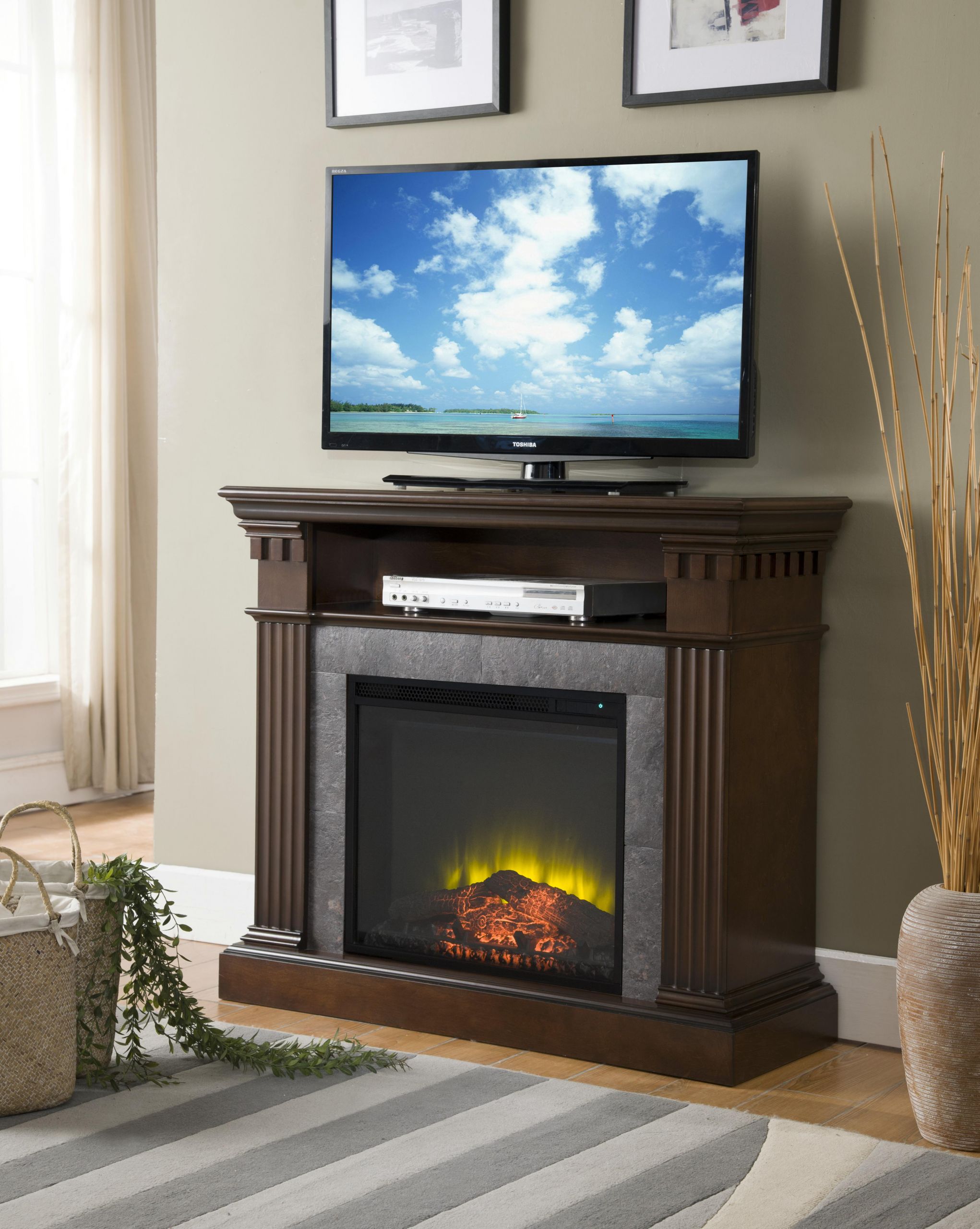 Electric Fireplace Sears
 Reeves Electric Fireplace