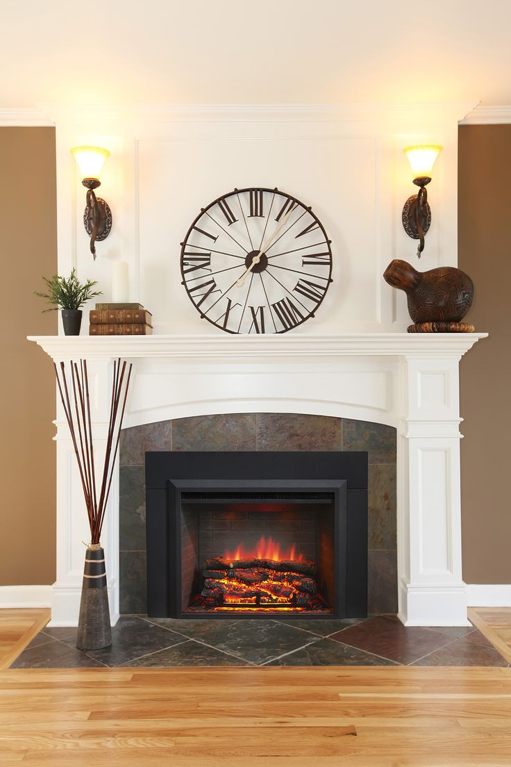 25 Electric Fireplace Ideas With a TV Above That Look Sleek
