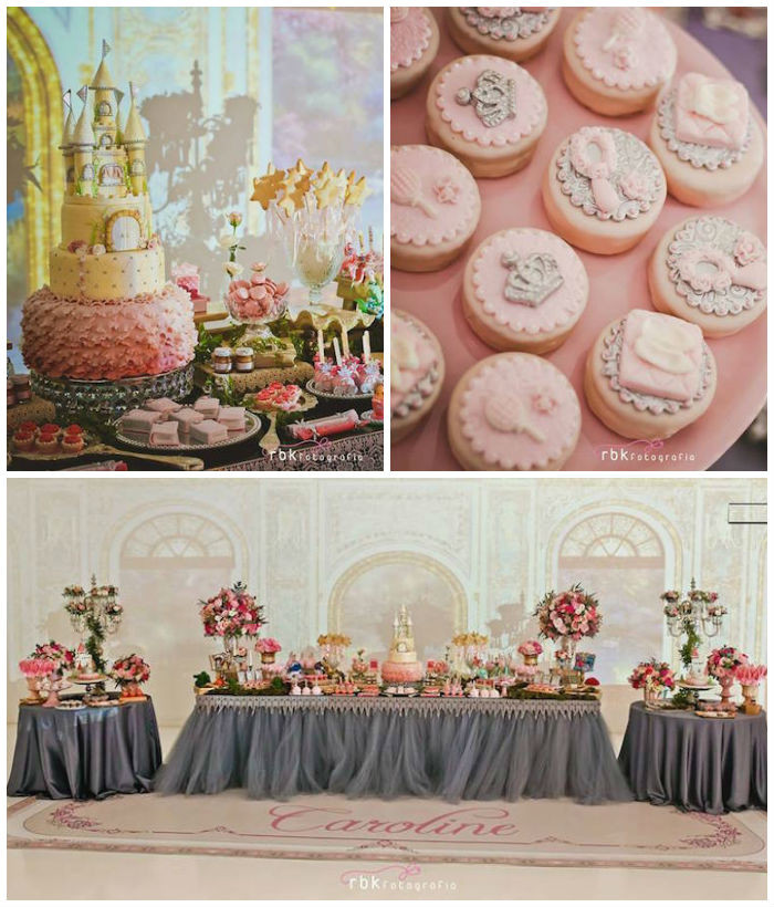 Elegant Birthday Decorations
 Kara s Party Ideas Elegant Princess Birthday Party