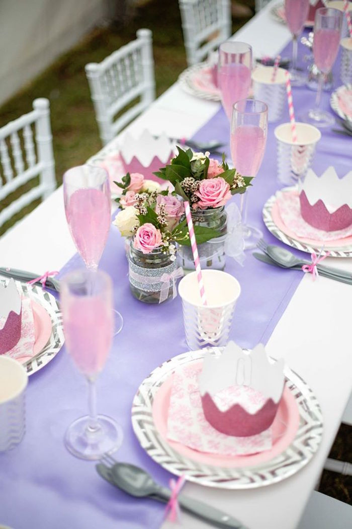 Elegant Birthday Party Decorations
 Kara s Party Ideas Elegant Purple Princess Birthday Party