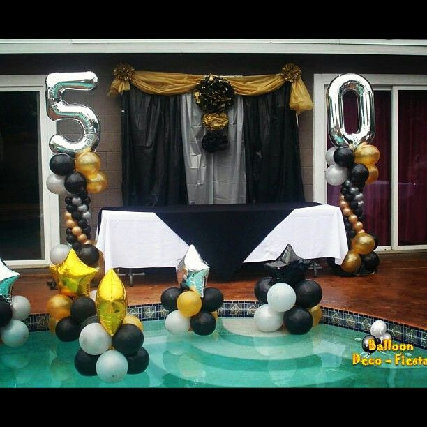 Elegant Pool Party Ideas
 50th Birthday Party Themes