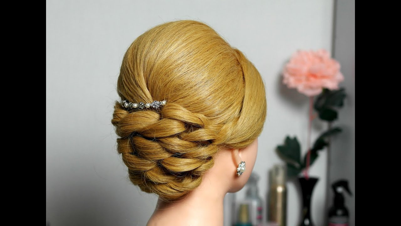 Elegant Prom Hairstyles
 Bridal prom updo hairstyle for long hair