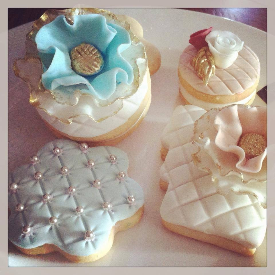 Elegant Wedding Favors
 Elegant wedding party favors sugar cookies