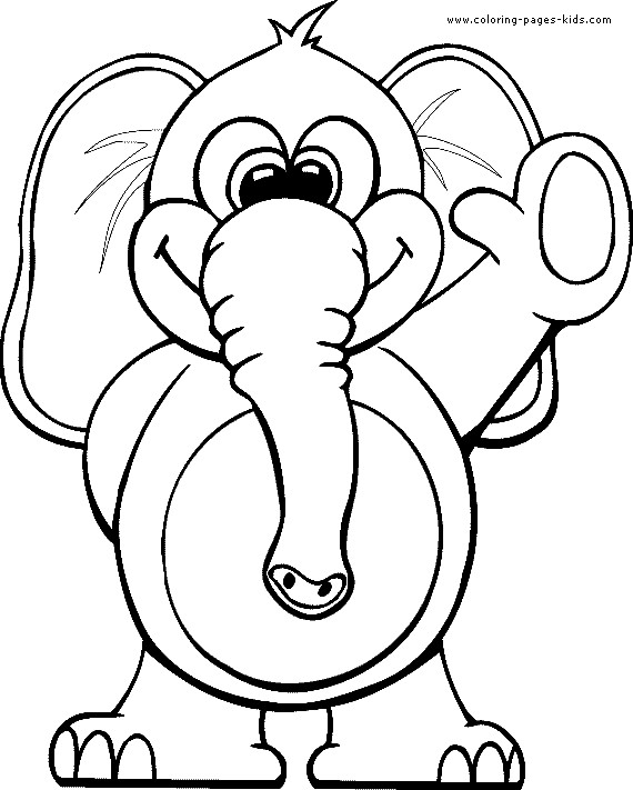 Elephant Coloring Pages For Kids
 Gensther Tattoo elephant pictures for kids to colour