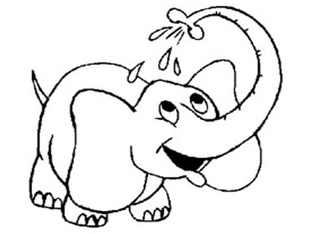 Elephant Coloring Pages For Kids
 Free Printable Elephant Coloring Pages For Kids