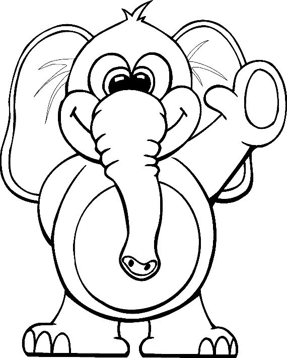 Elephant Coloring Pages Printable
 Circus Elephant Coloring pages Ideas To Kids
