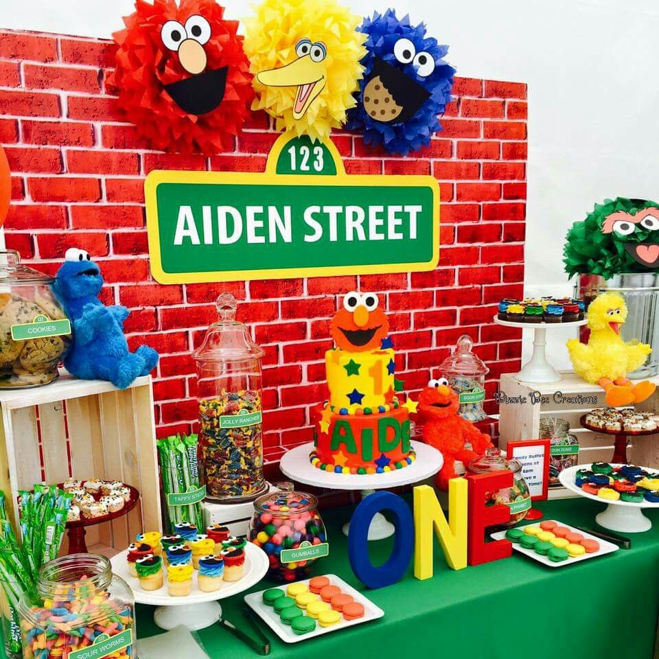 Elmo Decorations For 1st Birthday
 Sesame Street … Stephanie s 2nd birthday Party