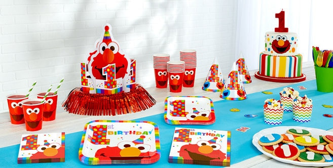 Elmo Decorations For 1st Birthday
 Elmo 1st Birthday Party Supplies Party City
