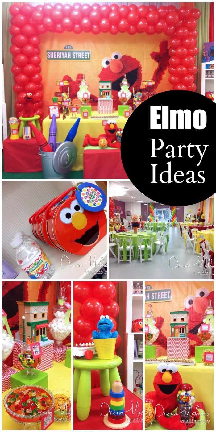 Elmo Decorations For 1st Birthday
 Elmo & Sesame Street Birthday "Elmo 1st Birthday Party"