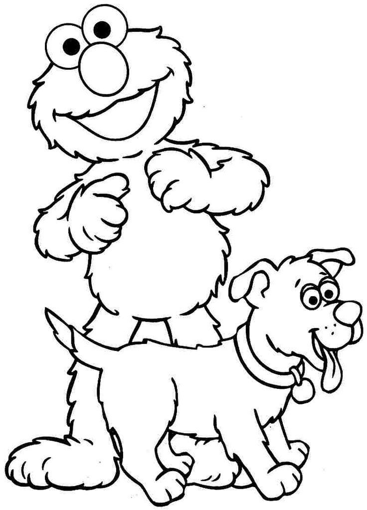 Elmo Printable Coloring Pages
 Cute Elmo Coloring Pages Free Printables