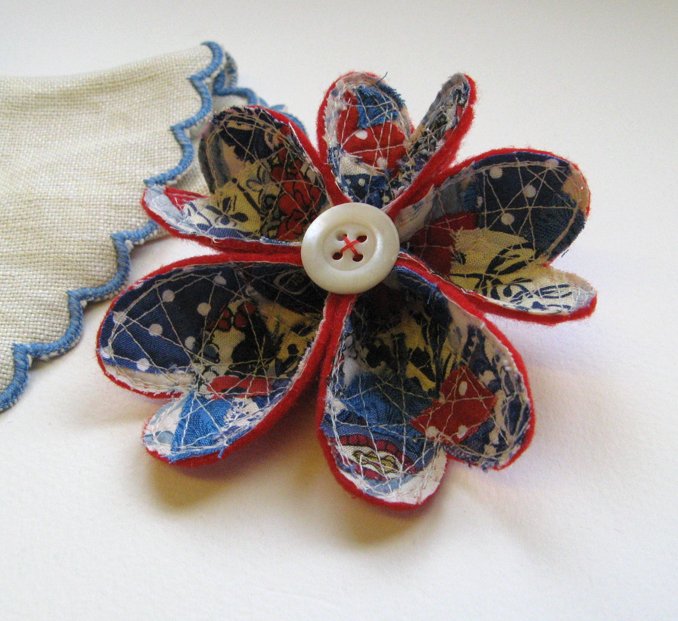 Embroidered Brooches
 embroidered brooches