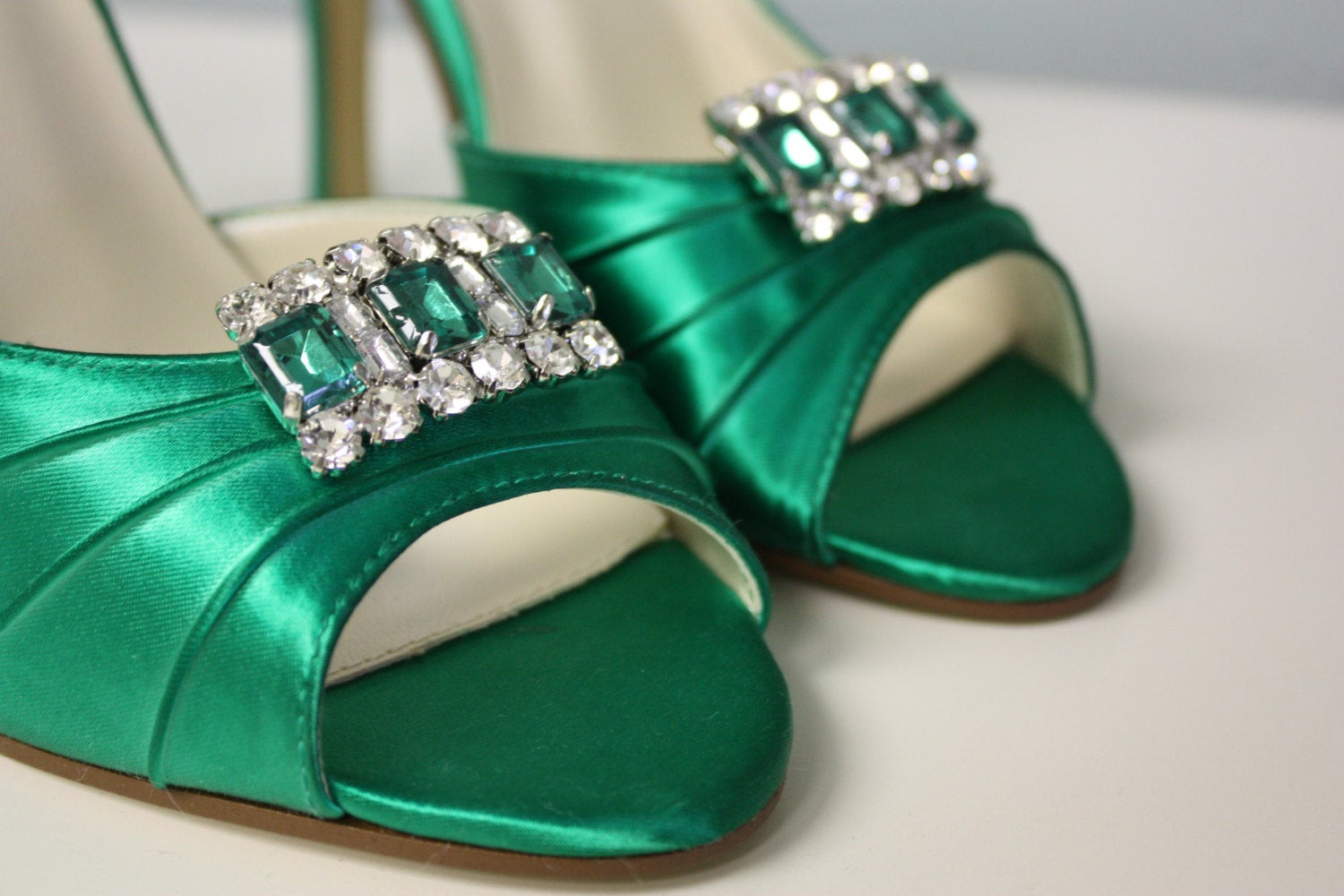 Emerald Green Wedding Shoes
 Unavailable Listing on Etsy