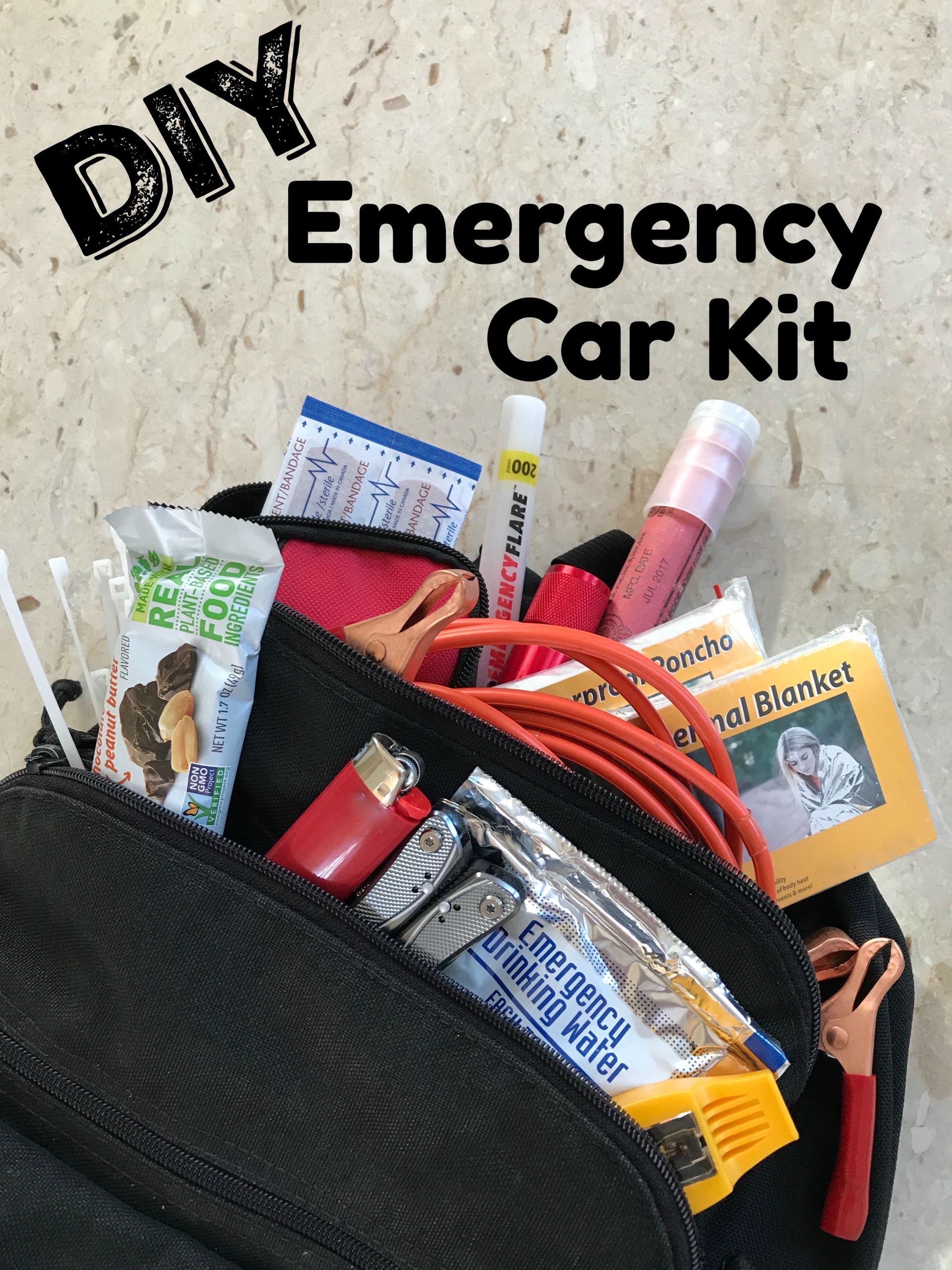Emergency Car Kit DIY
 Be Goodyear Winter Prepared DIY Emergency Car Kit