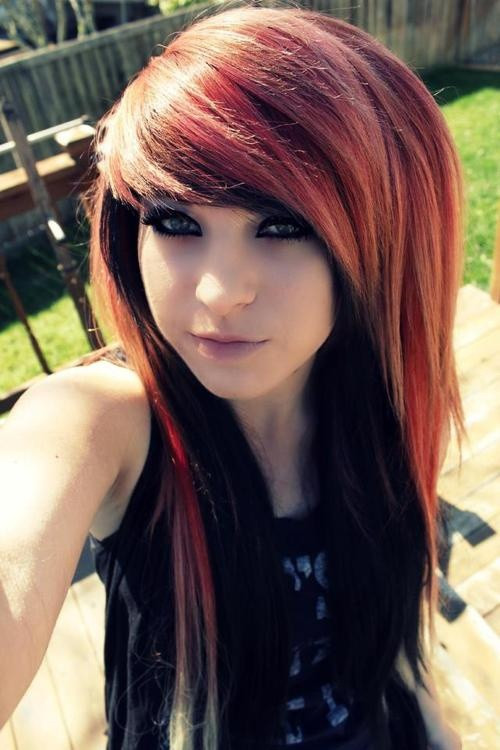 Emo Hairstyles For Long Hair
 Best Emo Hairstyle for Girls with Long Hair