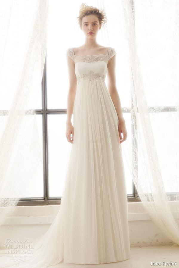 Empire Wedding Dress
 558 best Empire waist images on Pinterest